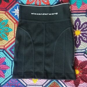 Alexander Wang Black Mini Skirt Sz S